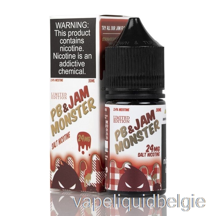 Vape Vloeibare Aardbei - Pb En Jam Monsterzouten - 30 Ml 24 Mg